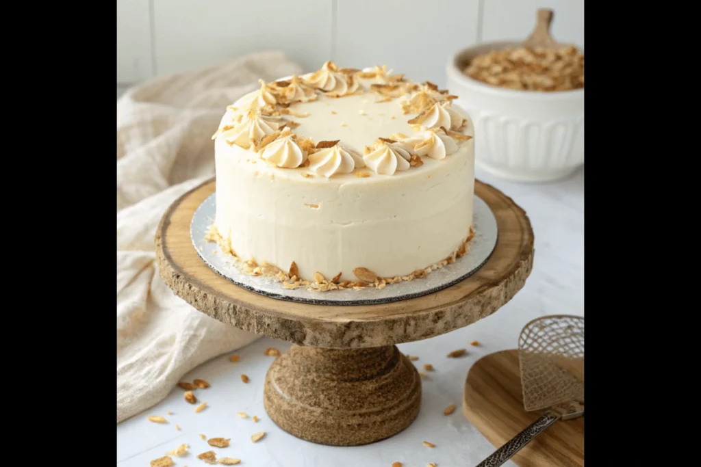 White Chocolate Almond Cake Recipe