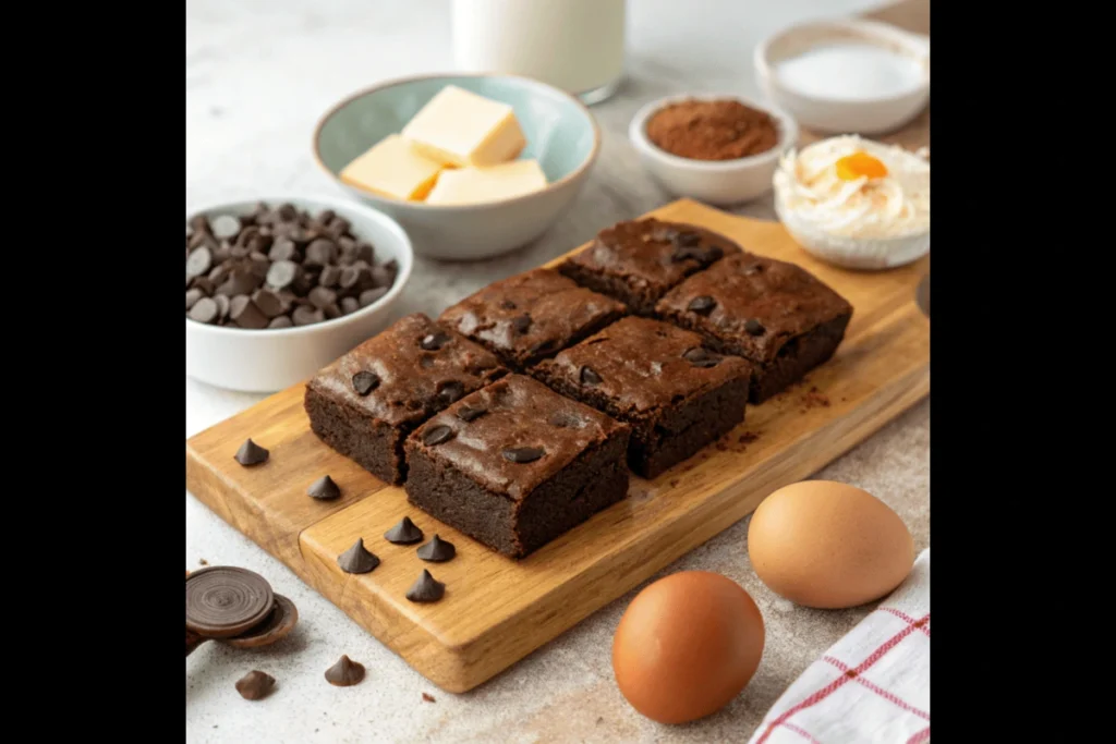 What ingredients are needed for Ghirardelli brownie mix?