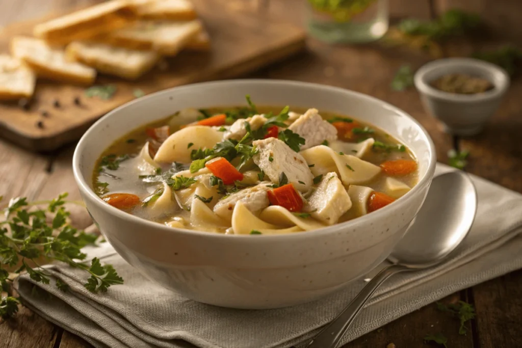 Homemade Carrabba's Chicken Noodle Soup Recipe