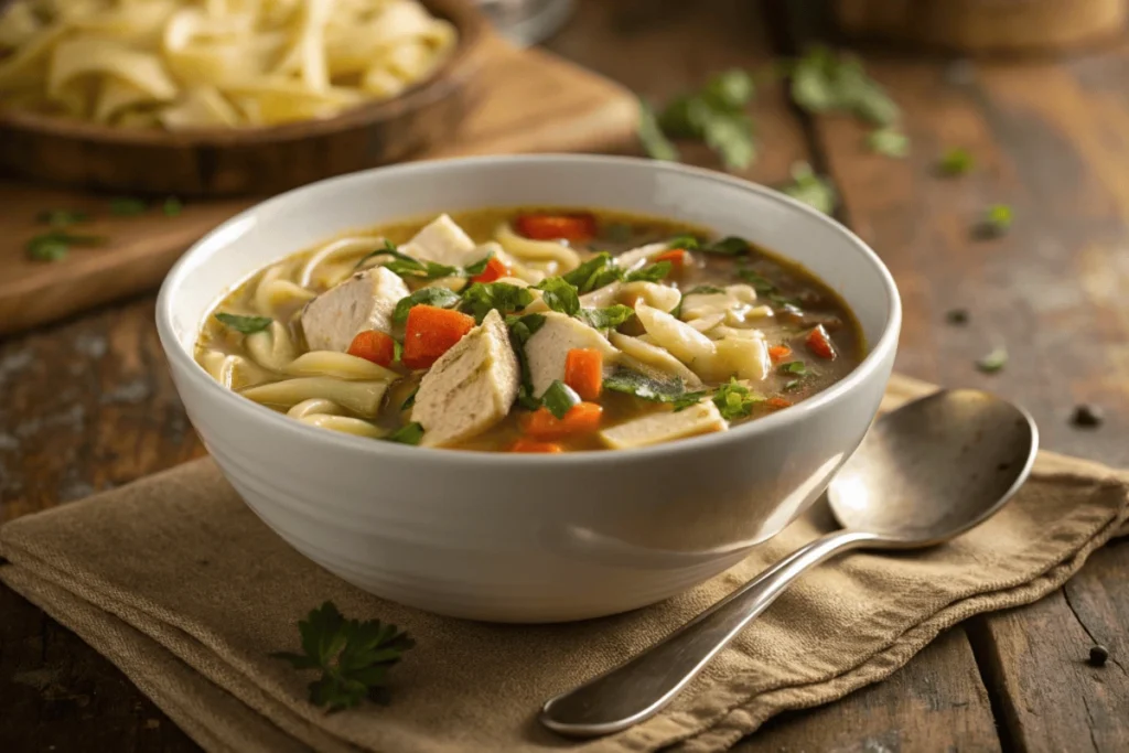 Homemade Carrabba's Chicken Noodle Soup Recipe