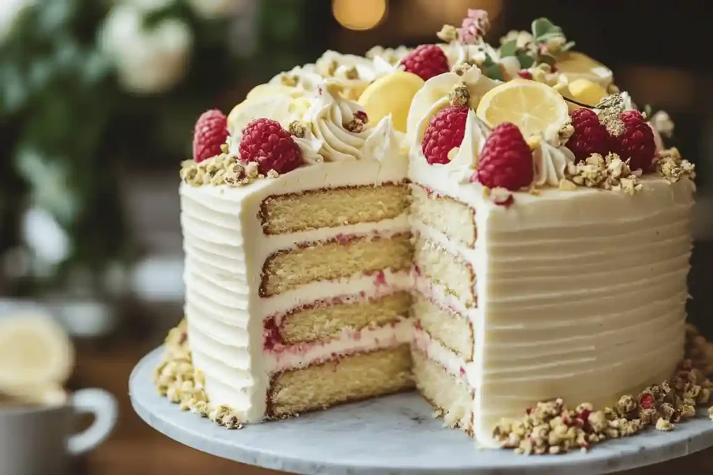 A_beautifully_decorated_white_chocolate_cake