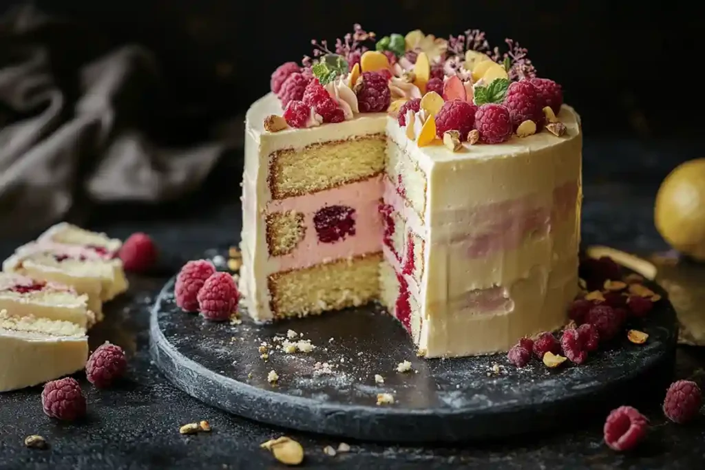 What cake flavors go well with white chocolate?