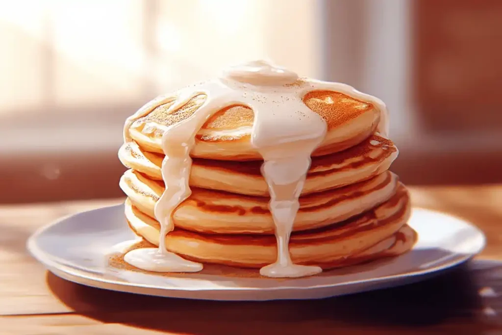 Cinnamon Roll Pancakes